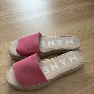 Sandalen in hot pink