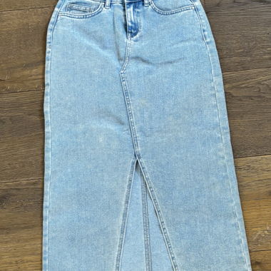 ONLY Midirock aus Jeansstoff