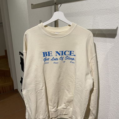 Sporty & Rich Be Nice Crewneck Sweatshirt