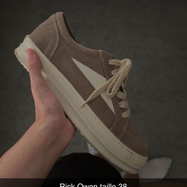 Sneakers Rick Owen taille 38