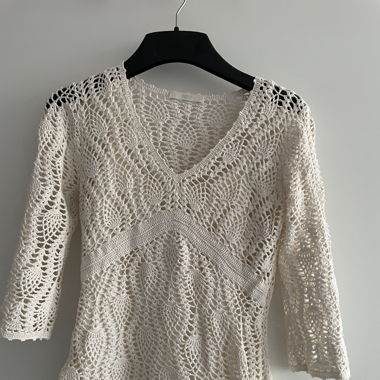 Top dentelle crochet