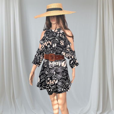 Boho Ruffle Off-Shoulder Dress 2025 Trendy Chic