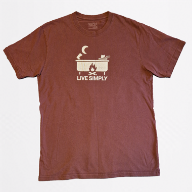 T-Shirt Weinrot Patagonia