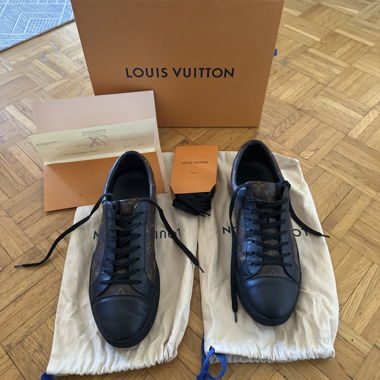 Sneakers Louis Vuitton noirs monogramme
