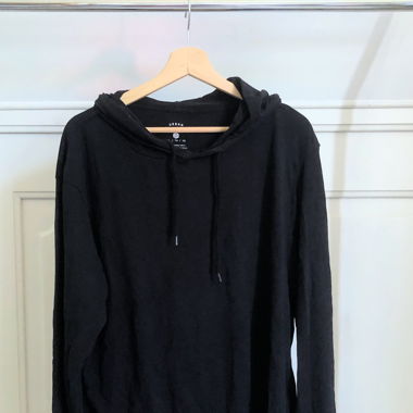 Hoodie - Long Sleeve - Schwarz XL