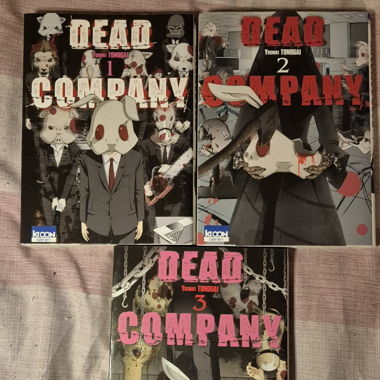 Mangas Dead Company full Series 3 tomes 