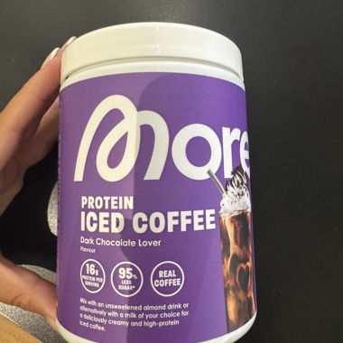 Plus de café glacé protéiné