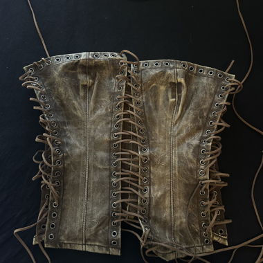 Top corset marron Jaded London