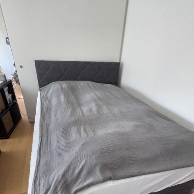Box Spring Bed with Storage & Topper 140x200