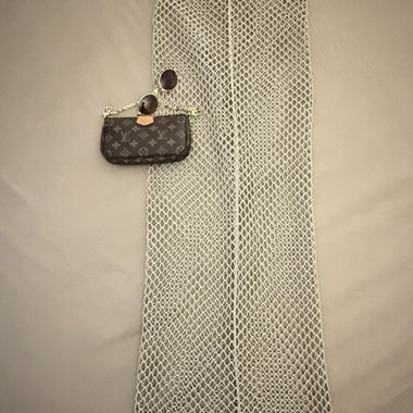 ZARA beige net dress size S