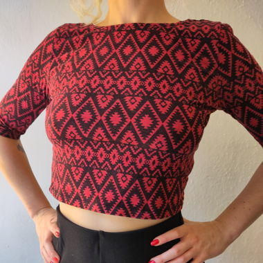 Crop Top mit Ärmeln