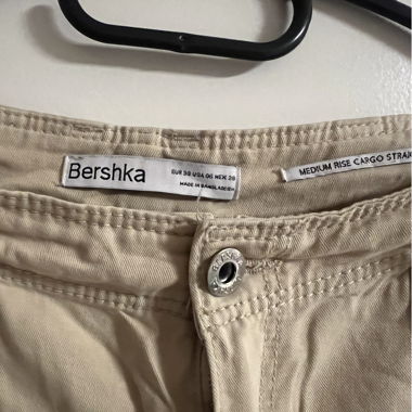 Beige Cargohose
