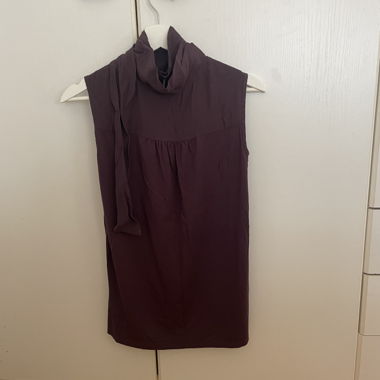 Burgundy blouse 