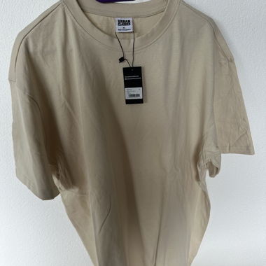 T shirt Urban Classics crème 