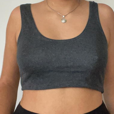 crop top with back cut out