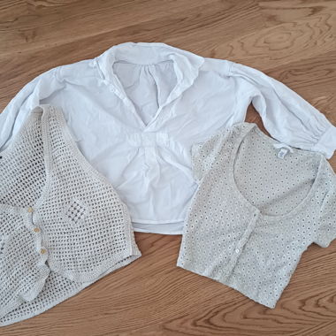 Set di top bianchi
