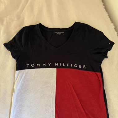 Tommy Hilfiger T-shirt dunkelblau/rot/weiss