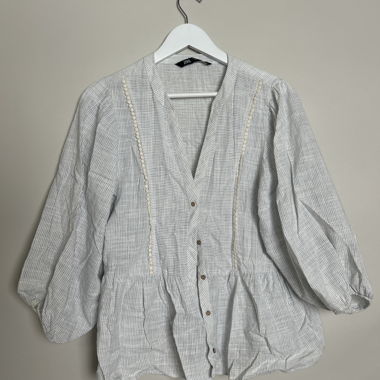 Zara Gestreifte Bluse