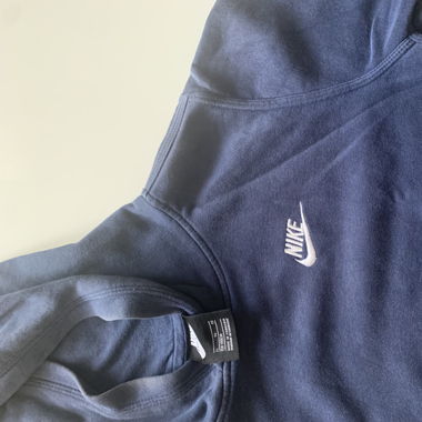 Pull à capuche bleu Nike 