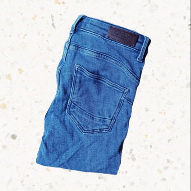 Blaue Skinnyjeans 1x getragen, wie neu