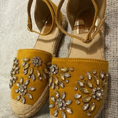 Sandali espadrille DeeZee gialli 39