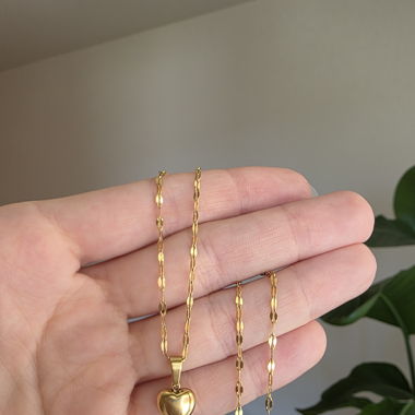 Heart of Gold Beautiful Necklace