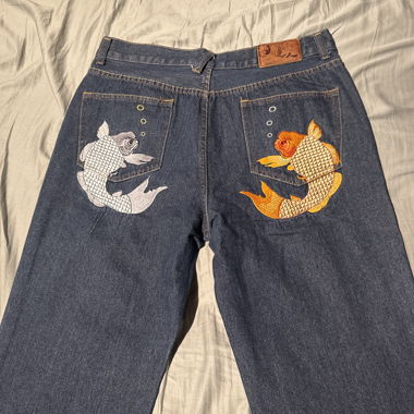 Koi fish Jeans - Waist 36