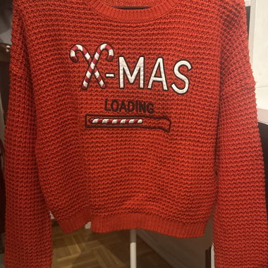 Sweat de Noël rouge