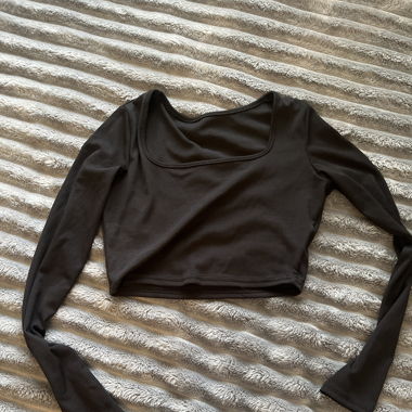 Crop top langarm
