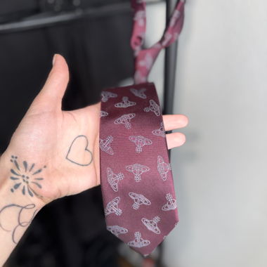 Vivienne Westwood Burgundy Tie