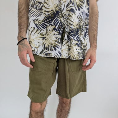 Sommershorts Khaki L cotton