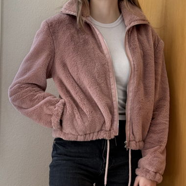 Pink Faux Fur jacket