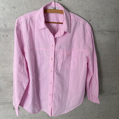 Camicia maniche lunghe rosa