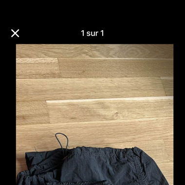 Pantalon parachute