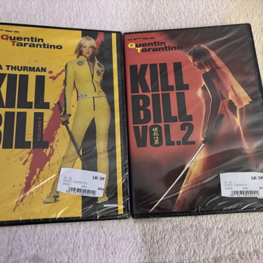 Lots de 2 dvd Kill Bill de Quentin Tarantino 