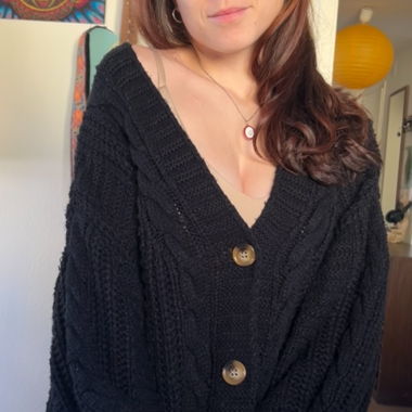 Cardigan Schwarz