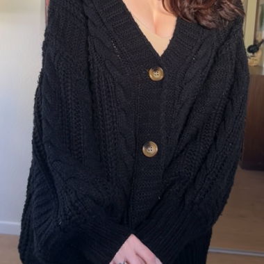 Cardigan Schwarz