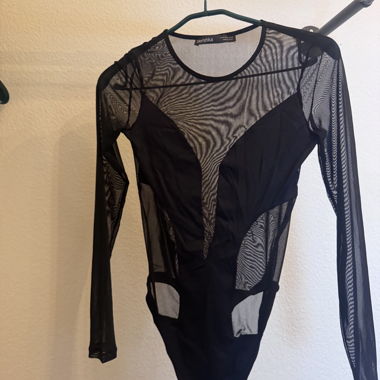 Transparent Mesh Bodysuit