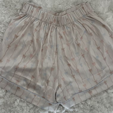 Shorts da notte Lounge Underwear con fiocchi