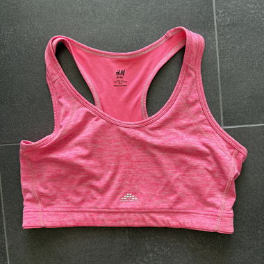 Reggiseno sportivo rosa H&M