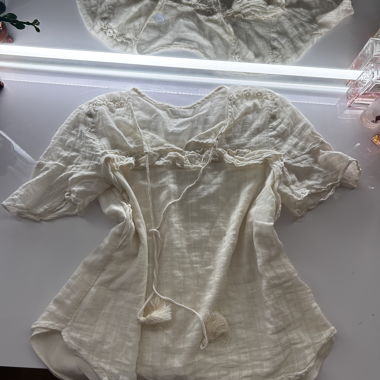 Blusa in Lino Bianca