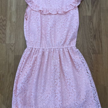 Pink kids lace dress
