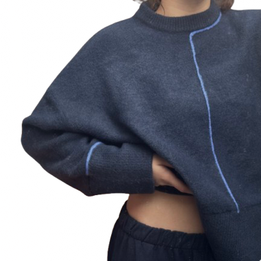 Pull Zara bleue 
