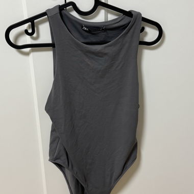 Zara Grey Bodysuit