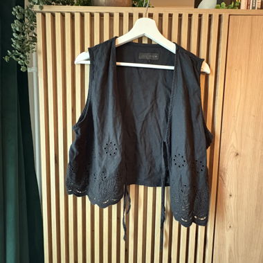 Leinen Gilet