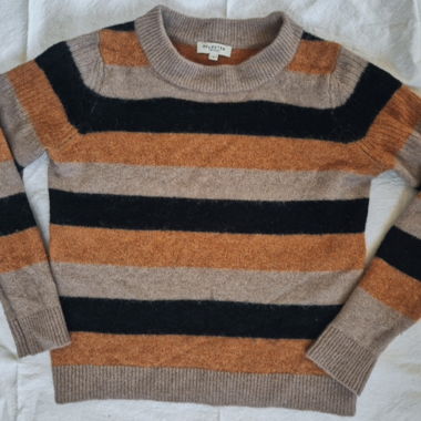 Maglione di lana a quadri