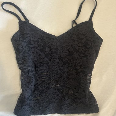 schwarzes hollister top
