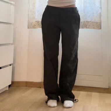 Navy green pants