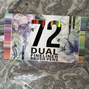 72 Dual Fineliner Brush Pens