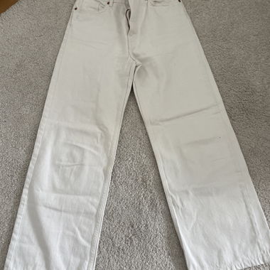 white jeans
